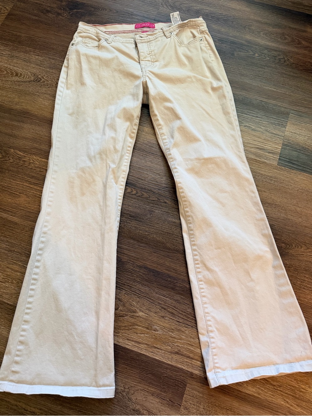 GLO Jeans Light Beige Flare Pants